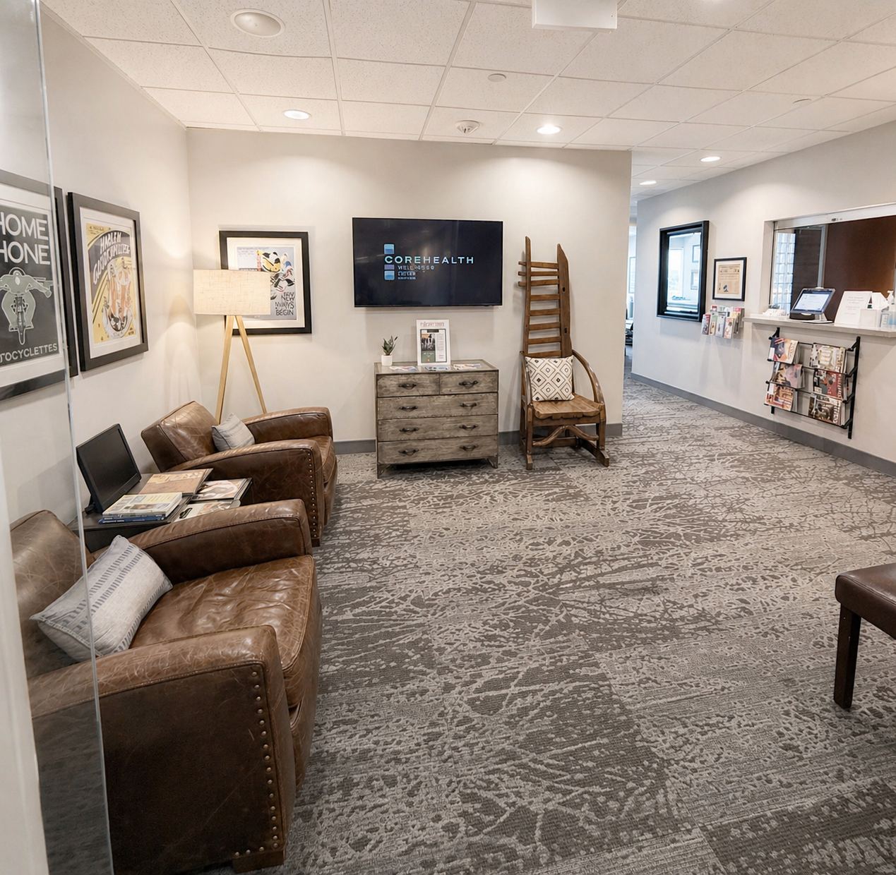CoreHealth clinic lobby